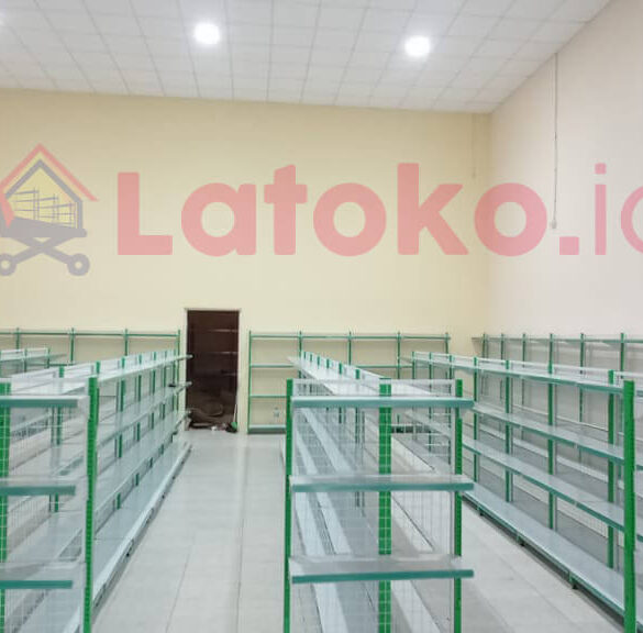 rak gondola besi baja untuk toko abdul aziz jakarta barat